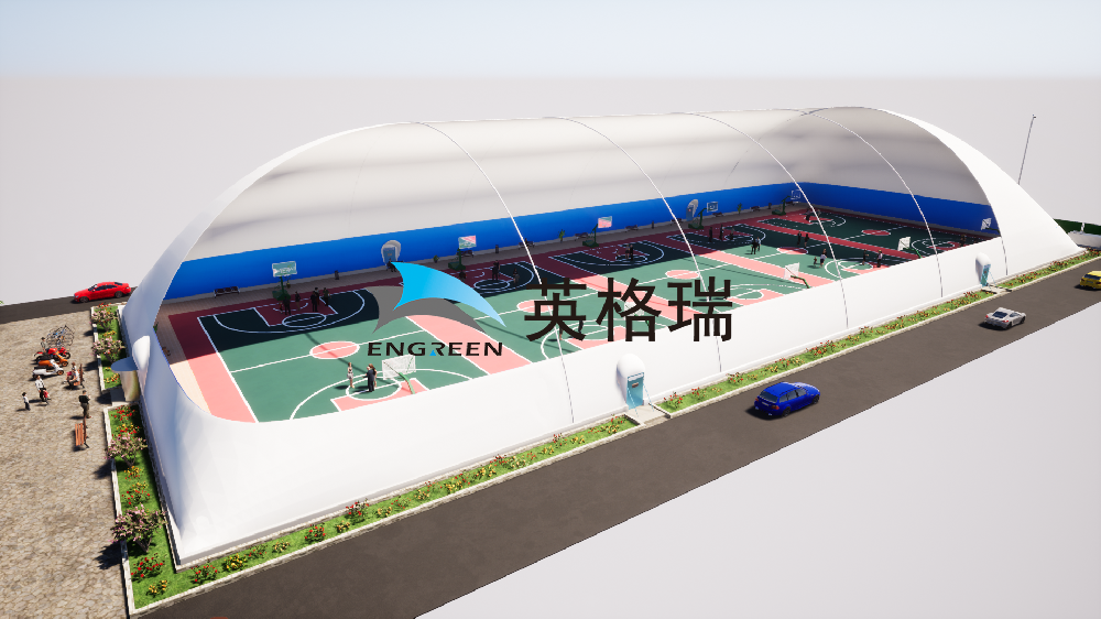 投資建造一個氣膜體育館的造價是多少？